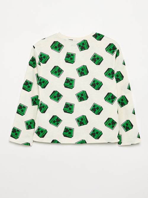T-shirt met lange mouwen 'Minecraft' - Kiabi