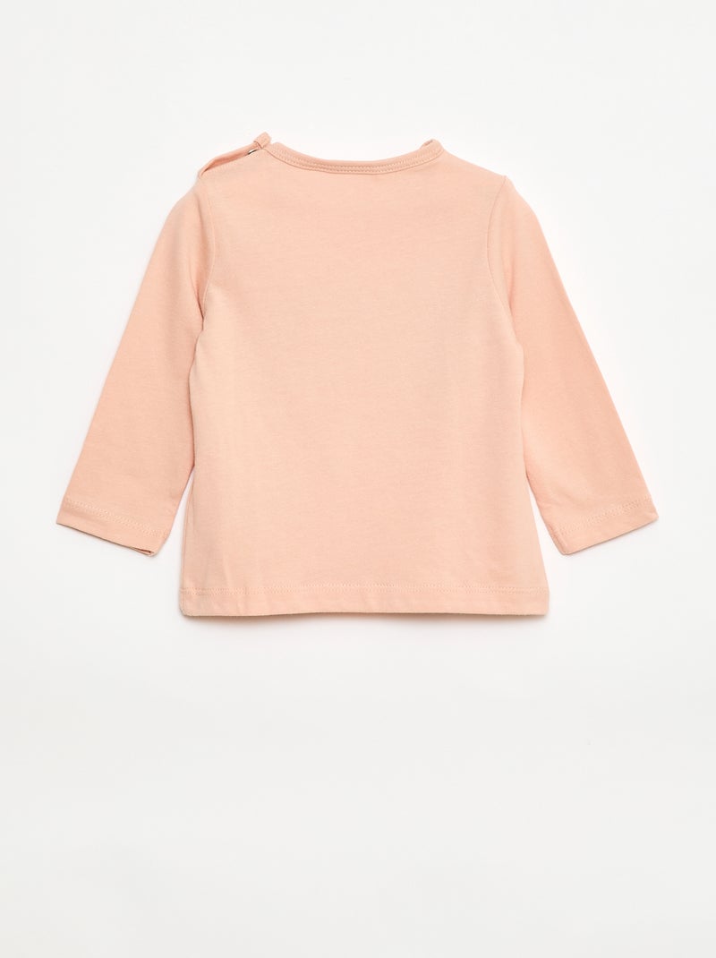 T-shirt met lange mouwen 'Snoopy' Rose - Kiabi