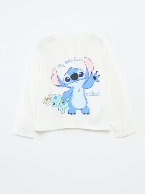 T-shirt met lange mouwen 'Stitch' 'Disney' - Kiabi