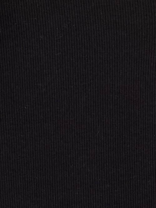T-shirt met lange mouwen van geribde stof - Kiabi T-shirt met lange mouwen van geribde stof - Kiabi