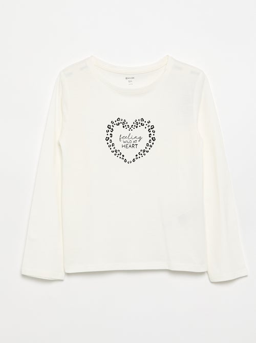 T-shirt met lange mouwen - Kiabi T-shirt met lange mouwen - Kiabi