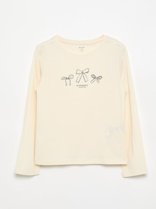 T-shirt met lange mouwen - Kiabi T-shirt met lange mouwen - Kiabi
