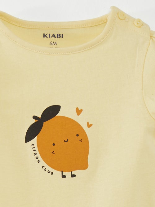 T-shirt met leuke details - Kiabi
