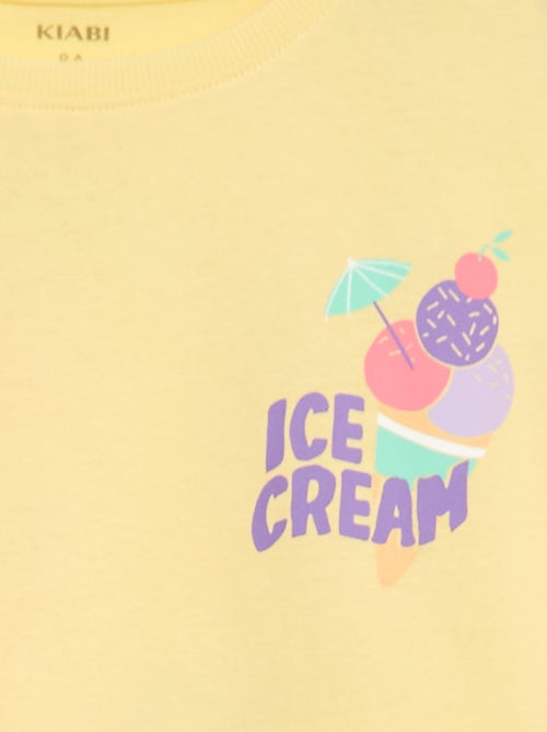 T-shirt met losse pasvorm en print op rug & borst - Kiabi T-shirt met losse pasvorm en print op rug & borst - Kiabi
