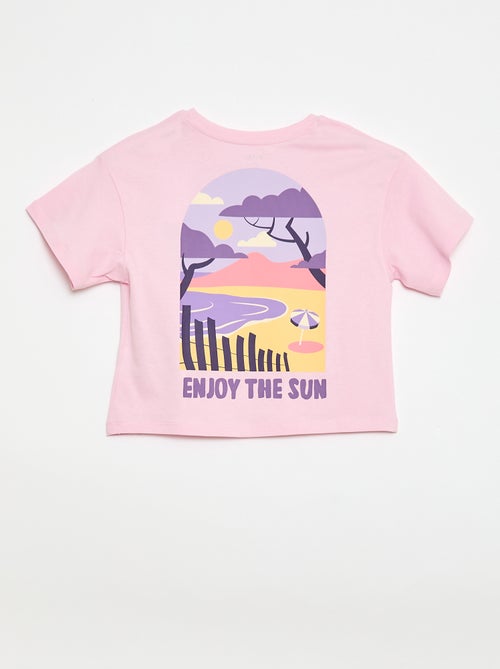 T-shirt met losse pasvorm en print op rug & borst - Kiabi T-shirt met losse pasvorm en print op rug & borst - Kiabi