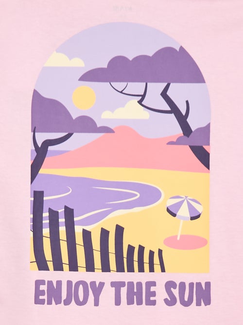 T-shirt met losse pasvorm en print op rug & borst - Kiabi T-shirt met losse pasvorm en print op rug & borst - Kiabi