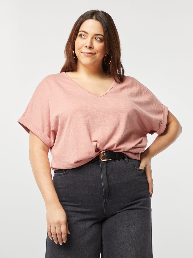 T-shirt met macramé op de rug ROSE - Kiabi