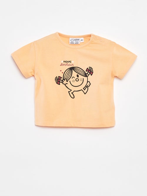 T-shirt met 'Madame Bonheur'-print - Kiabi
