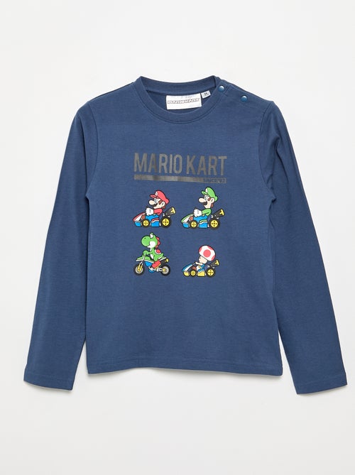 T-shirt met 'Mario Kart'-print - gemakkelijk aan te trekken collectie - Kiabi
