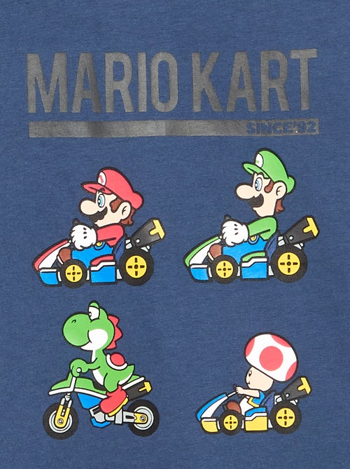 T-shirt met 'Mario Kart'-print - gemakkelijk aan te trekken collectie - Kiabi