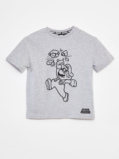 T-shirt met 'Mario'-print - Kiabi