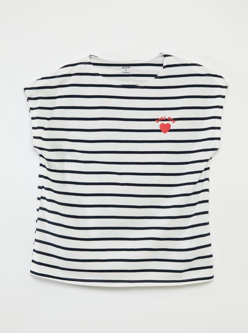 T-shirt met matrozenstreepjes - So Easy - Kiabi