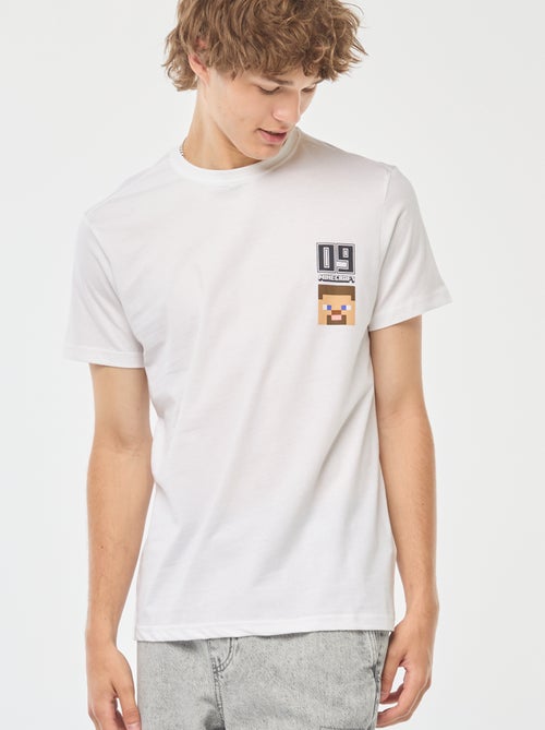 T-shirt met 'Minecraft'-print - Kiabi