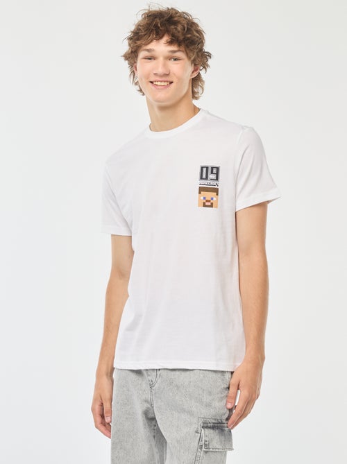 T-shirt met 'Minecraft'-print - Kiabi