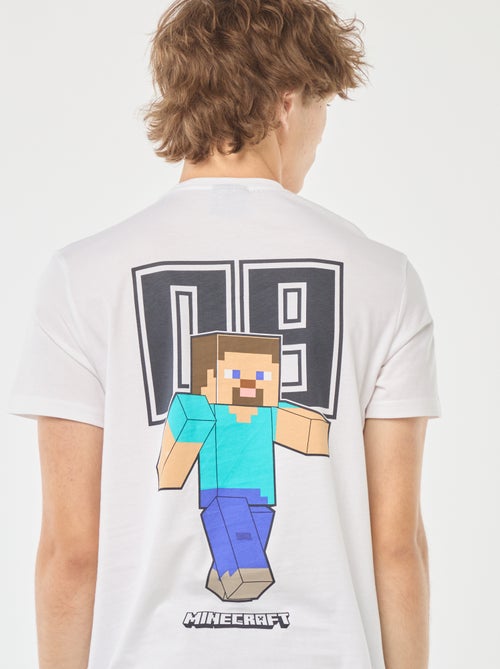 T-shirt met 'Minecraft'-print - Kiabi