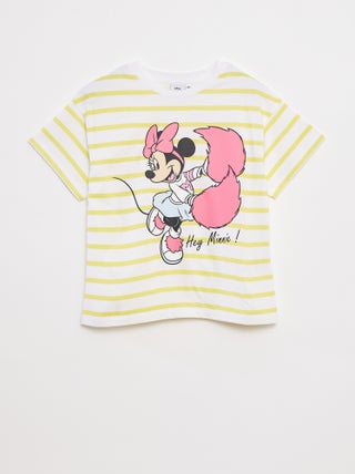T-shirt met Minnie-print