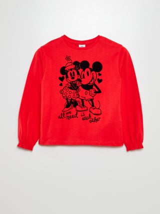 T-shirt met Minnie-print