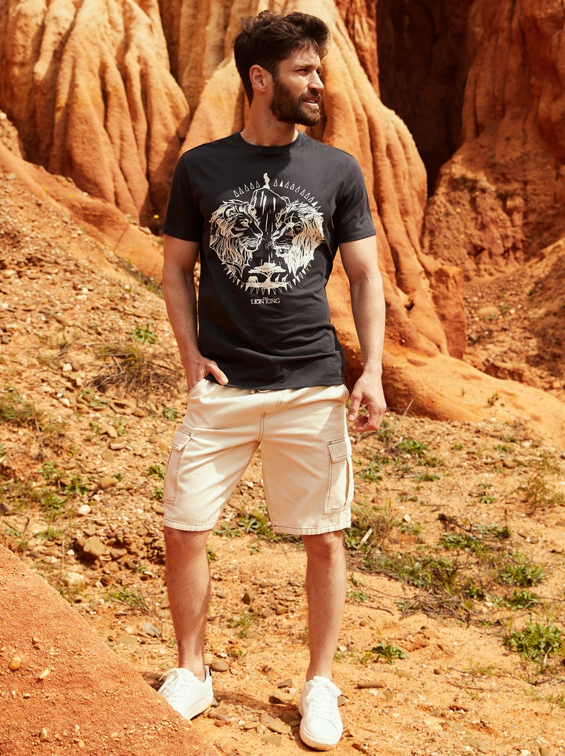 T-shirt met 'Mufasa'-print ZWART - Kiabi