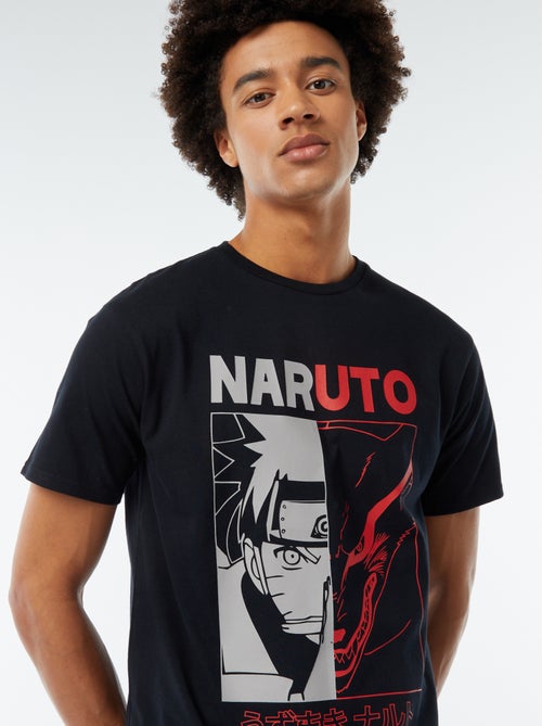 T-shirt met Naruto-print en korte mouw - Kiabi