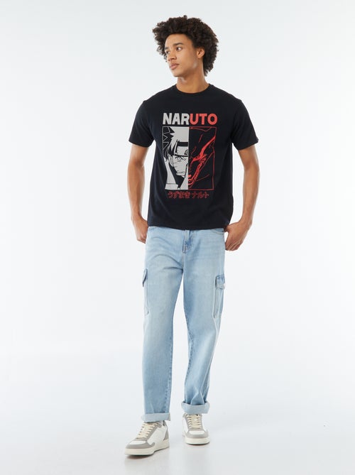 T-shirt met Naruto-print en korte mouw - Kiabi