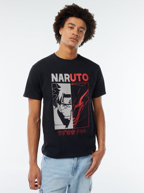 T-shirt met Naruto-print en korte mouw - Kiabi