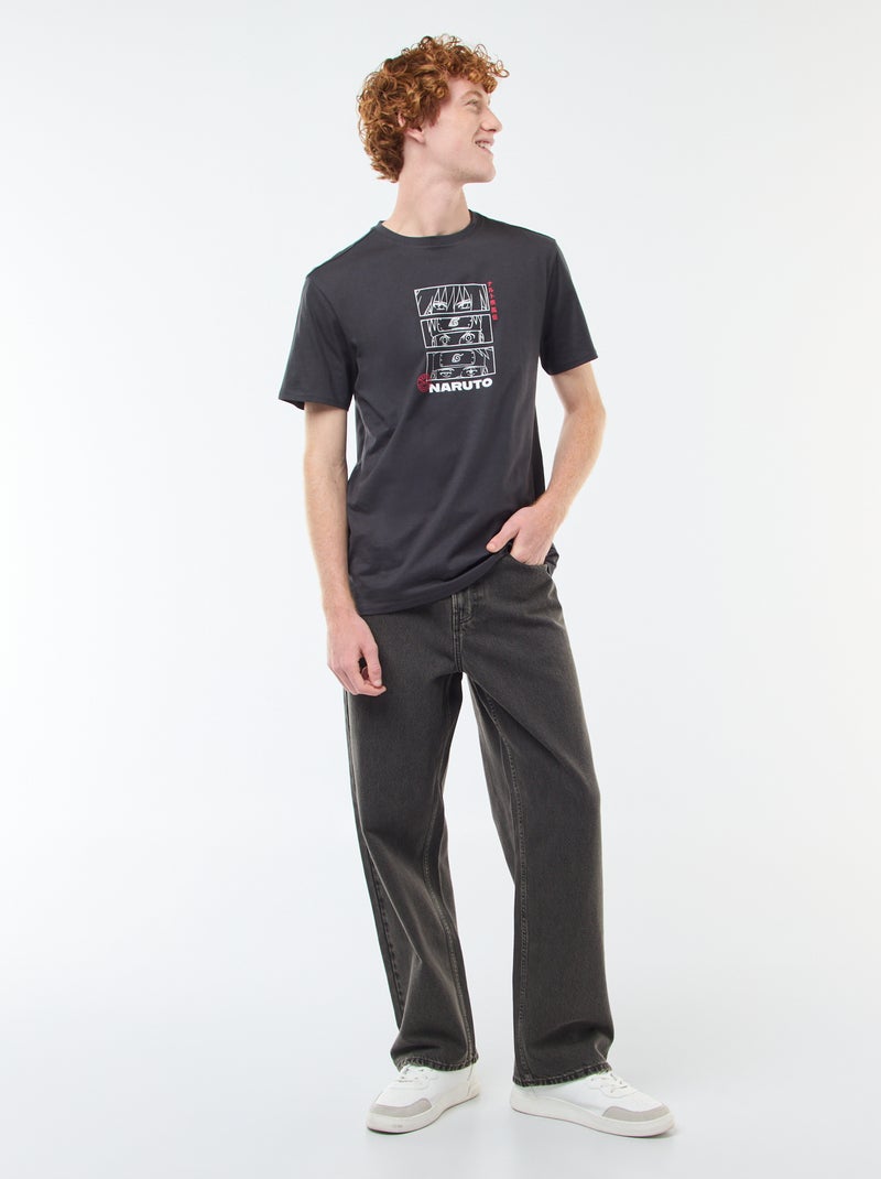 T-shirt met 'Naruto'-print Zwart - Kiabi