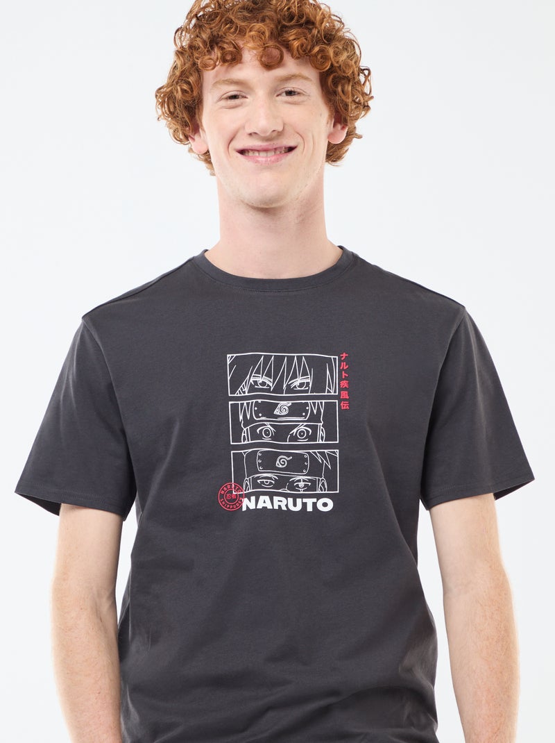 T-shirt met 'Naruto'-print Zwart - Kiabi