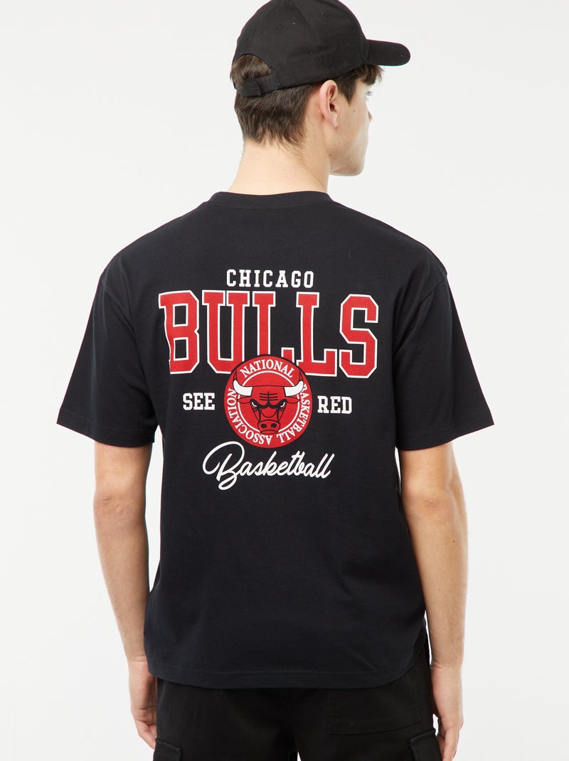 T-shirt met 'NBA'-print GRIJS - Kiabi