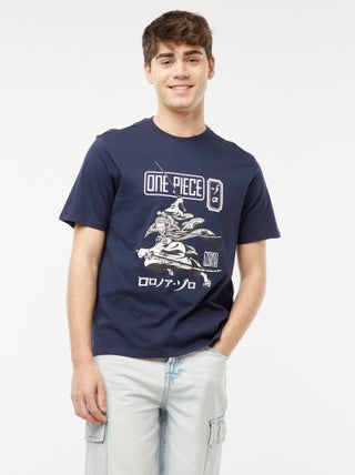 T-shirt met 'One Piece'-opdruk
