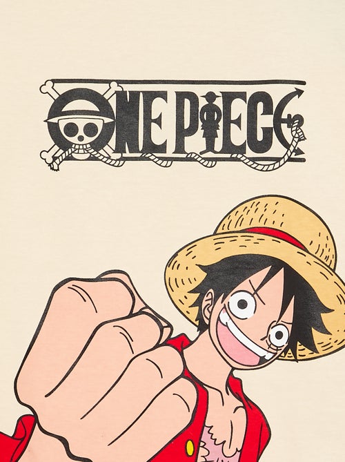 T-shirt met 'One Piece'-print, korte mouwen van katoen - Kiabi