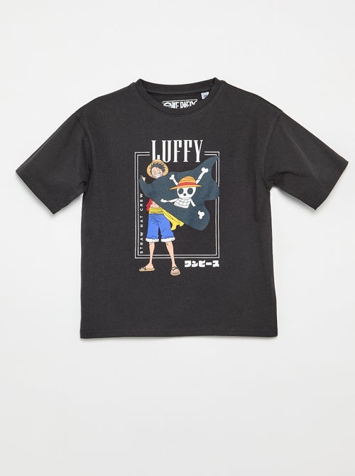 T-shirt met 'One Piece'-print, korte mouwen van katoen - Kiabi