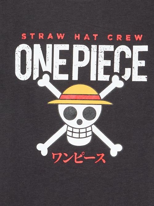 T-shirt met 'One Piece'-print, korte mouwen van katoen - Kiabi