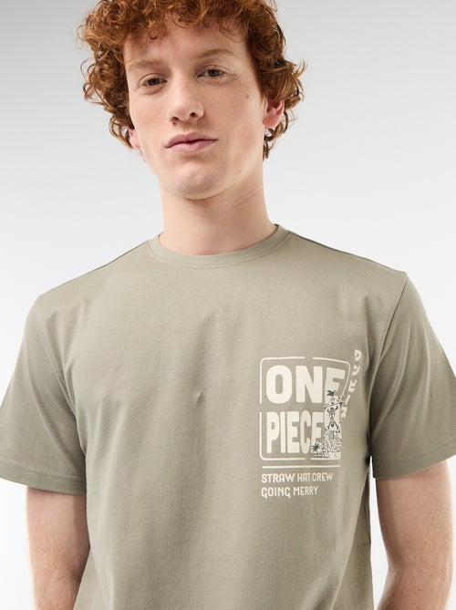 T-shirt met 'One Piece' print van katoen - Kiabi