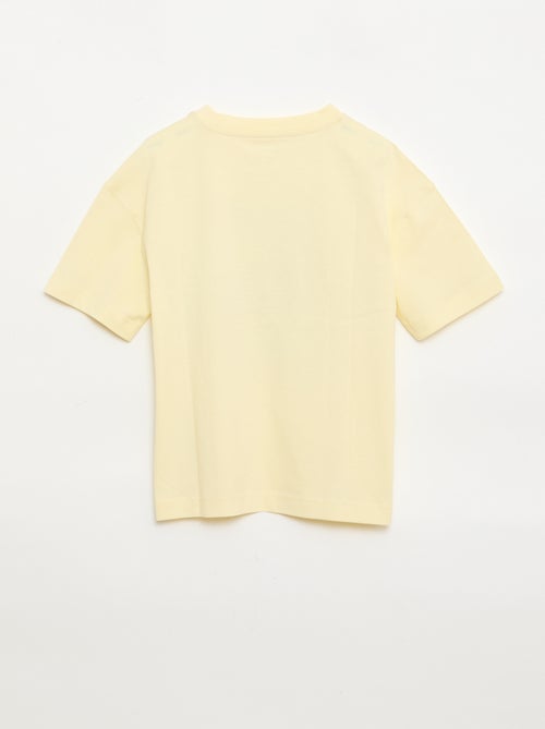 T-shirt met opdruk en korte mouwen - Kiabi