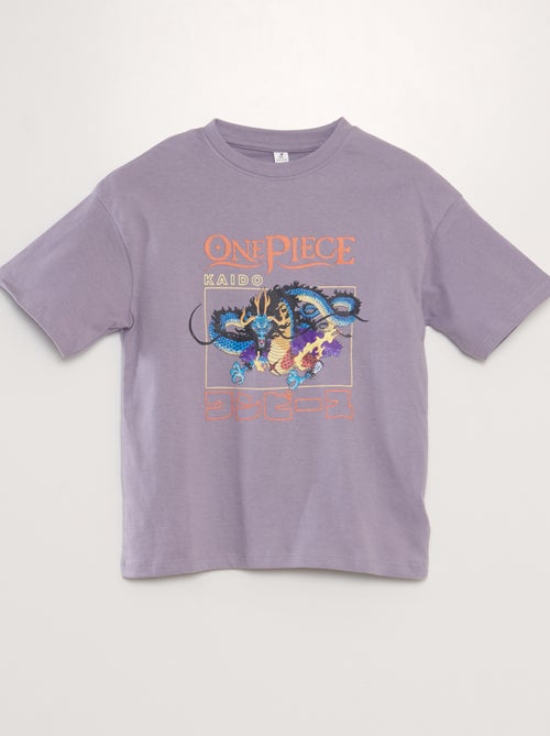 T-shirt met opdruk 'One Piece' - Kiabi