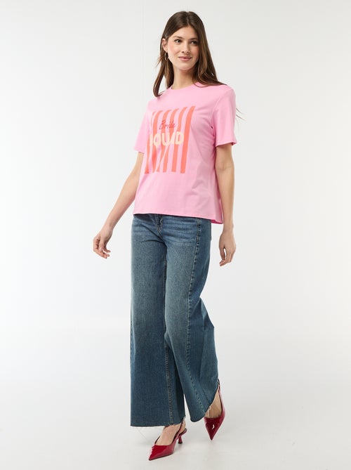 T-shirt met opdruk Vrijgezellenfeest - Kiabi