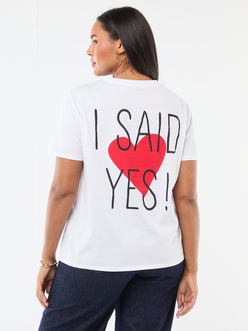 T-shirt met opdruk Vrijgezellenfeest - Kiabi