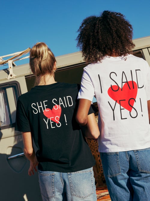 T-shirt met opdruk Vrijgezellenfeest - Kiabi