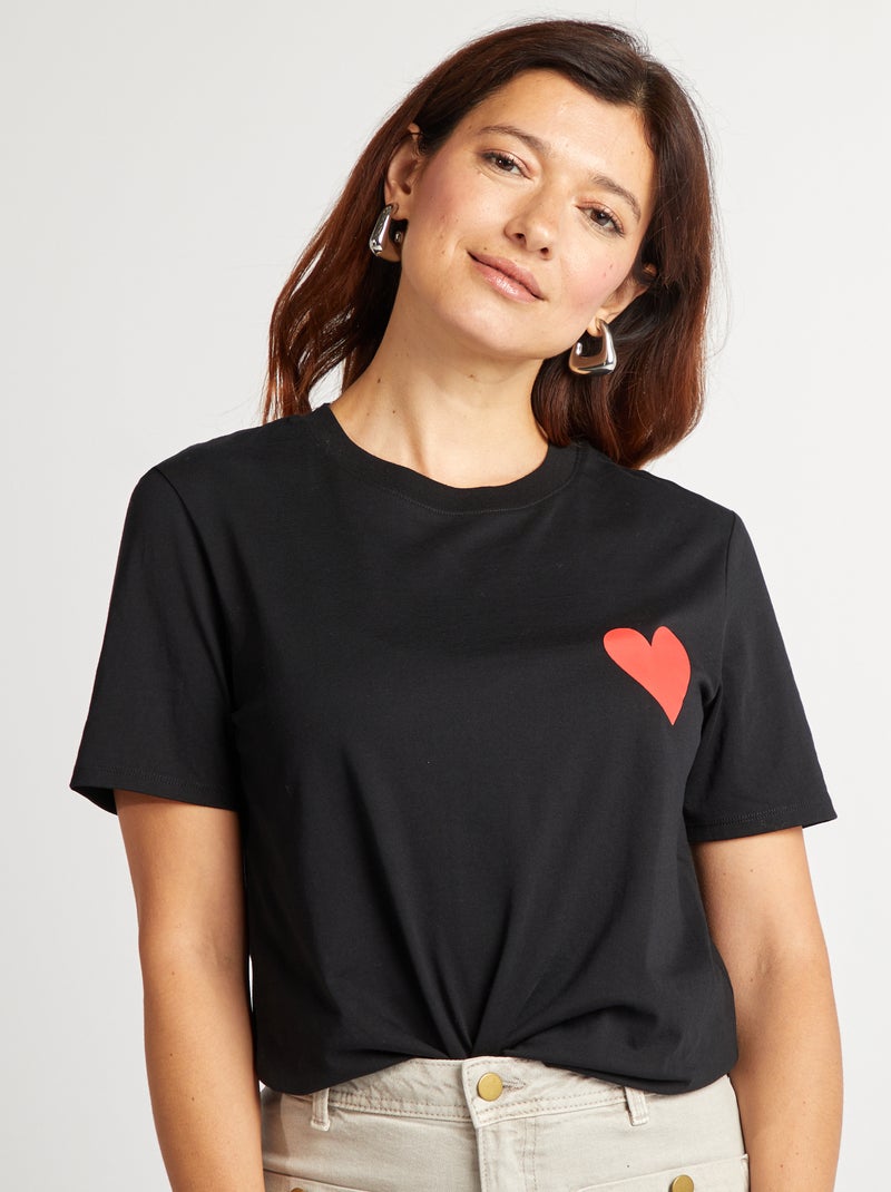 T-shirt met opdruk Vrijgezellenfeest ZWART - Kiabi