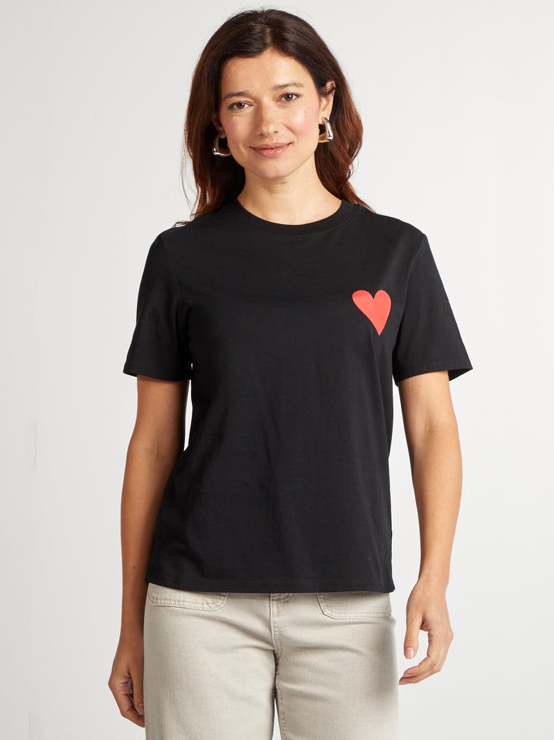 T-shirt met opdruk Vrijgezellenfeest ZWART - Kiabi