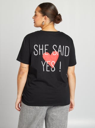 T-shirt met opdruk Vrijgezellenfeest