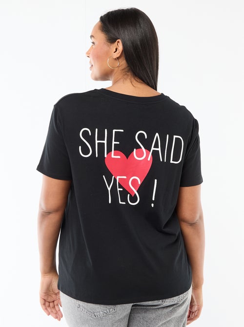 T-shirt met opdruk Vrijgezellenfeest - Kiabi