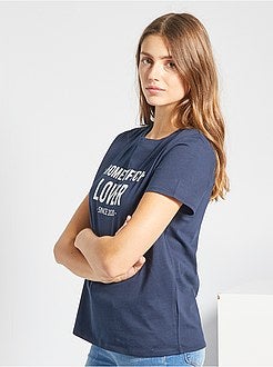 T-shirt met opschrift 'Ecodesign' - Kiabi
