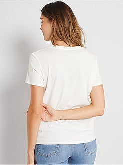 T-shirt met opschrift 'Ecodesign' - Kiabi