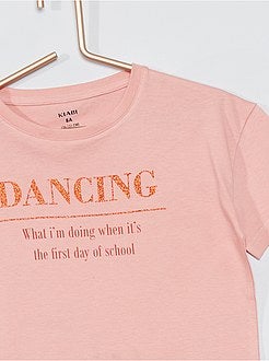 T-shirt met opschrift - Kiabi