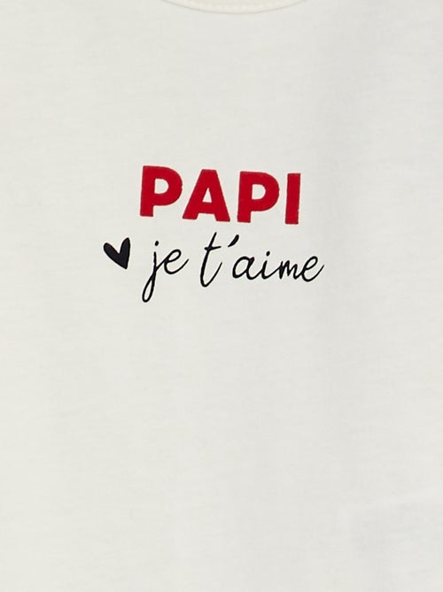 T-shirt met opschrift - Kiabi