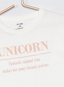 T-shirt met opschrift - Kiabi