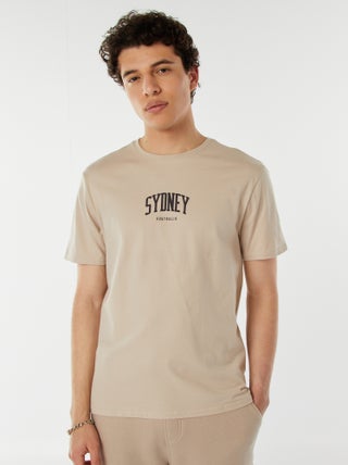T-shirt met opschriften
