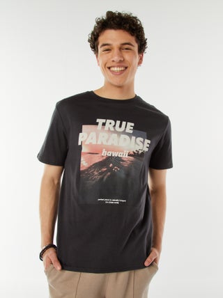 T-shirt met opschriften