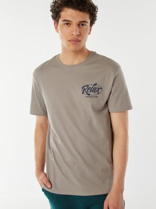 T-shirt met opschriften